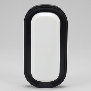 Vitson MEGA 20W 6500K Luz de día LED Sensor Lámpara de pared IP65 Cuerpo negro ovalado con control de sensor para oficina en casa-Modelo 454786 - Product Image 1