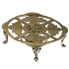Antique Brass <b>Metal</b> <b>Trivet</b> Classic Square Design with Heated Function Gold Color Fancy Decor for Kitchen Wholesale Standard - Product Image 2