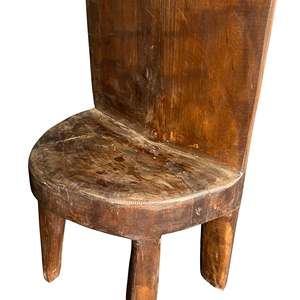 Handmade Wooden Naga <b>Chair</b> Contemporary <b>Rustic</b> PU Leather Home Furniture for Living Room Bedroom Home Office <b>Dining</b> Apartment - Product Image 3
