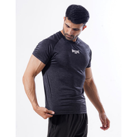 T-shirt de gymnastique musculation personnalisé pour hommes, vêtements de fitness respirants