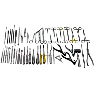 ชุดเครื่องมือผ่าตัดทางจมูกใหญ่56ชิ้นทำจากสเตนเลสชุดเครื่องมือผ่าตัดที่ได้รับการรับรอง CE - Product Image 1