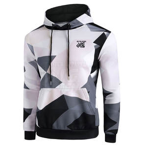 Vêtements décontractés confortables, sweats à capuche en sublimation pour hommes avec tissu en polyester doux et design moderne - Product Image 2