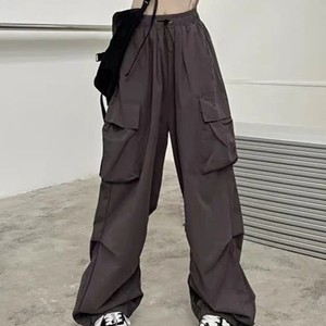 Jogger Cargo informal con múltiples bolsillos y estilo, Pantalones de mujer de algodón 100% al por mayor, pantalones Cargo transpirables de diseño personalizado para mujer - Product Image 1