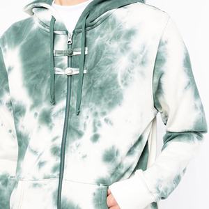 Sweat à capuche surdimensionné de sport Punchin personnalisé en gros Poids lourd 100% coton Tie Dye Design Style Baggy pour l'hiver - Product Image 2