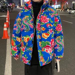 2024 ropa de calle para hombre Hip Hop Parka ropa tradicional china chaquetas acolchadas - Product Image 5