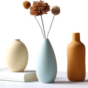 Vase en céramique émaillée rose Vase à fleurs en céramique artisanale indienne Décoration de la maison Bureau et hôtel Design moderne Céramique élégante - Product Image 6