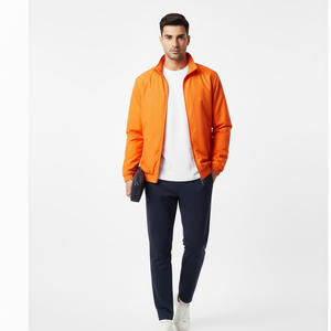 Veste coupe-vent en toile pour homme, blocs de couleur, légère, décontractée, veste OEM, logo personnalisé, streetwear, vêtements d'extérieur, vente en gros - Product Image 6