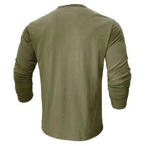 Camiseta de Manga Corta para Hombre, Talla Grande, Estilo Europeo Americano, Tejida, 100% Algodón, Transpirable, de Secado Rápido, Diseño Básico con Cuello Redondo, para Otoño e Invierno - Product Image 3