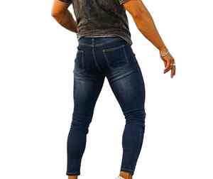 Pantalones vaqueros holgados de algodón 100% de alta calidad, Pantalones rectos lavados Vintage de fabricante personalizado para hombres - Product Image 5