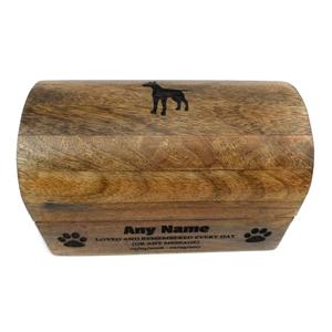 Wood <b>Pet</b> <b>Urn</b> For Ashes Dog Cat Box Personalized Cremation Casket Engraved Bespoke Small Medium Large - Product Image 5