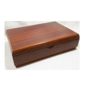 Caja de almacenamiento de madera natural para pendientes y anillos Caja de anillo de compromiso de madera para paquete de regalo de joyería Caja de almacenamiento de madera rectangular - Product Image 6