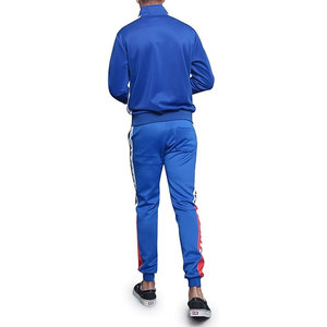 ชุดวอร์มออกกำลังกายสำหรับผู้ชายแจ็คเก็ตแบบมีซิปพร้อมเชือกรัดเอวกางเกงออกกำลังกายทุกฤดู - Product Image 4