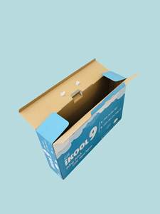 Caja de cartón corrugado plegable para el hogar 50*10*30 personalizada, cajas de papel rectangulares para embalaje de almohadas, impresión Offset - Product Image 3