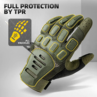 Gants tactiques transfrontaliers à écran tactile, antidérapants, pour moto, entraînement, sport, promotionnels pour les fans