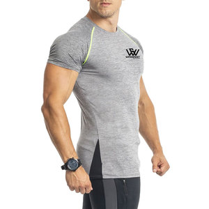 Logotipo personalizado hecho en fábrica Camisetas de entrenamiento de gimnasio de secado rápido Hecho en Pakistán Camisetas de gimnasio para hombres - Product Image 3