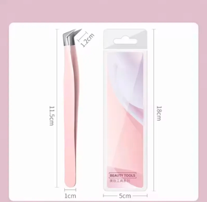 ANAAIF Pince à sourcils pointue en PVC de haute précision, pince à fleurs pour faux cils, outil de beauté à sept formes, 1 pièce - Product Image 4