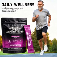 Poudre d'activation diurne sans caféine OEM Adaptogène pour la concentration et l'énergie – Soutien quotidien pour le bien-être et l'énergie, favorisant la concentration