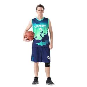 Camiseta de baloncesto personalizada para hombre, uniforme de baloncesto por sublimación, camiseta de retroceso profesional, ropa de baloncesto transpirable - Product Image 3