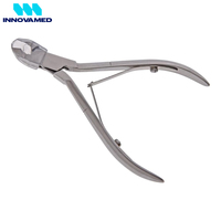 INNOVAMED INSTRUMENTS Set de Podología de 6 Piezas, Herramientas Manuales de Acero Inoxidable para el Cuidado de los Pies y Uñas, Kit de Corrección de Uñas, Clase II