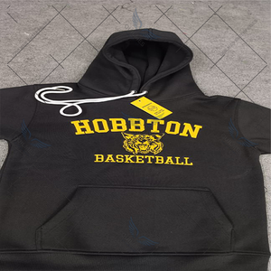 Ensemble survêtement de sport unisexe avec logo personnalisé, sweat-shirt et pantalon de jogging Hobton, 100% coton molleton, séchage rapide, hiver - Product Image 4