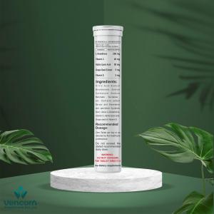 Etiquetado Privado, Tabletas Efervescentes para el Cuidado de la Piel Fortificadas con L-Glutatión, Vitamina C y Vitamina E, Fabricante de Terceros - Product Image 2