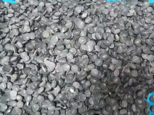 กระดุมกระดุมรูปเขาควายธรรมชาติสีดำว่างเปล่าผลิตโดยงานฝีมือรูปพระจันทร์เสี้ยว - Product Image 3