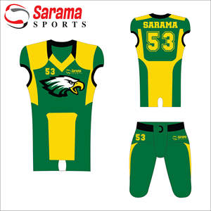 Uniforme de Football américain entièrement pressé pour hommes, sur mesure, impression par Sublimation, nouvel arrivage 2022 - Product Image 2