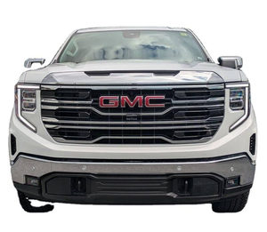 GMC Sierra 1500 SLT Crew Cab AWD 2024 d'occasion, conduite à gauche, jantes en alliage R18 foncées, sièges en cuir - Product Image 1