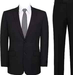 Novedades 2025 Traje de Hombre Impermeable Gris Liso, Pantalón y Chaqueta de Negocios, Tejido de Lana Peinada, Transpirable, Tallas Grandes, Logotipo Personalizado, Tendencia - Product Image 3