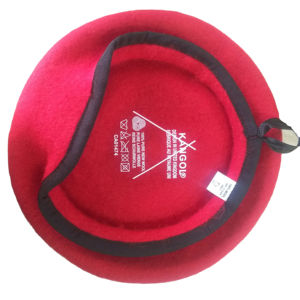 Chapeau de béret en laine de haute qualité personnalisé couvre-chef adulte unisexe pour style extérieur formel en gros pour le gouvernement de malaisie - Product Image 1