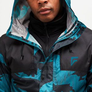 Veste coupe-vent à capuche au design unique de rue pour homme Manteau d'hiver respirant avec logo sur le devant Service OEM disponible vente en ligne - Product Image 5