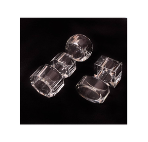 Servilletero de acrílico al por mayor suministros de vajilla de hotel servilletero anillo servilletero accesorios pieza natural con artículos de regalo - Product Image 2