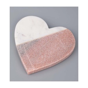 Rajasthani หินรูปหัวใจชุดถาดรองชาขัดเงาลวดลายสำหรับใช้ในบ้านและรีสอร์ท - Product Image 3