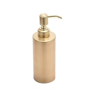 Distributeur rechargeable en acier inoxydable pour comptoir de salle de bain ou salle de bain, pompe métallique antirouille et écologique en deux couleurs différentes - Product Image 6