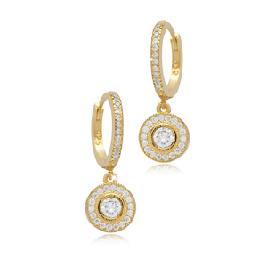 ล้างหิน CZ ทรงกลมขายส่งเงินขายส่งต่างหูห้อยเครื่องประดับเครื่องประดับทํามือตุรกี - Product Image 4