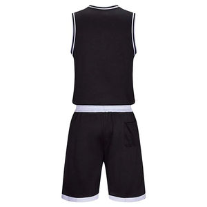 Conjuntos de Uniformes de Baloncesto sin Mangas para Hombre, Personalizados OEM, 100% Poliéster, Impresión Sublimada, Transpirables, de Secado Rápido, Cintura Elástica con Tirantes en T - Product Image 5