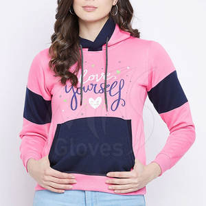 Sweat à capuche femme décontracté de couleur unie, nouveauté Offre Spéciale, vente en gros, sweat à capuche femme avec logo personnalisé - Product Image 1