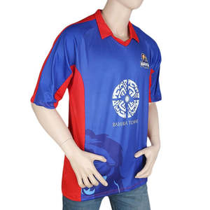 Camiseta de los Karachi Kings para Hombre, Color Azul, Tela P.C., Tallas S-XL - Product Image 2