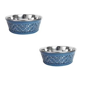 ชามใส่อาหารสัตว์เลี้ยงสแตนเลสทนทานระดับพรีเมียมพร้อมฝาปิดแบบถอดได้ ความสะดวกสบายและความสะดวกสบายที่สุดในช่วงมื้ออาหาร - Product Image 1