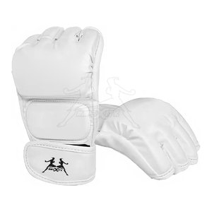 Gants MMA professionnels en cuir Pu avec logo personnalisé Gants MMA thaïlandais en cuir 100% à usage intensif - Product Image 1