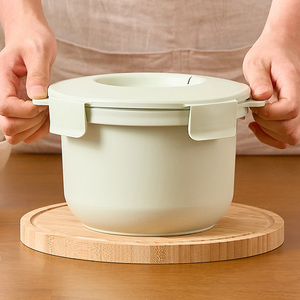 Fabricante de arroz de plástico PP de bajas calorías de primera calidad-Utensilio de cuenco Calo-Apto para lavavajillas y microondas Peso ligero - Product Image 3