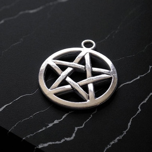 จี้เงินแท้ 925 ดีไซน์ Solid Star สำหรับขายส่งเครื่องประดับเงิน - Product Image 2