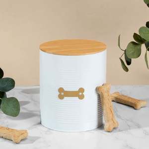 Contenedor de tarro de almacenamiento de Metal blanco para especies de alimentos contenedor de almacenamiento de frutas secas tarro hogar Hotel restaurante Decoración de cocina - Product Image 6