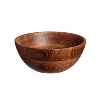 Tazón de Madera Artesanal de Alta Calidad, Diseño Moderno Único, Ecológico, Decorativo para el Hogar, Colores Personalizables