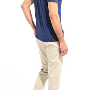 Vente en gros 100% coton Summer Fitness Crew T-Shirts Séchage rapide Léger Logo personnalisé Imprimé Motif solide Manches courtes Prix bas - Product Image 5