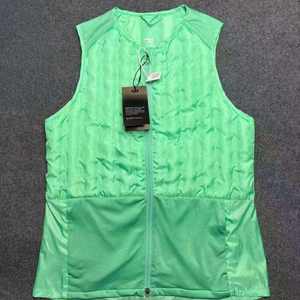 Chaleco Deportivo de Invierno para Hombre, Cálido, de Lana, Transpirable, con Cuello Alto, Cremallera, Mangas Abullonadas, Diseño de Cuello en V, Servicio OEM para Senderismo - Product Image 1