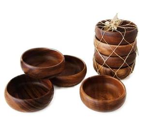 Bol de nourriture en bois naturel et écologique Saladier en bambou pour bébé du Viet Nam - Product Image 1