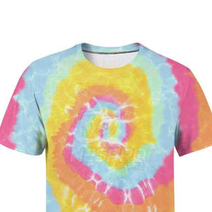 Low MOQ Custom <b>Knitted</b> 100% Cotton <b>Tie</b> Dye T-Shirt for Men Blank Design Eco-Friendly & Quick Dry - Product Image 6