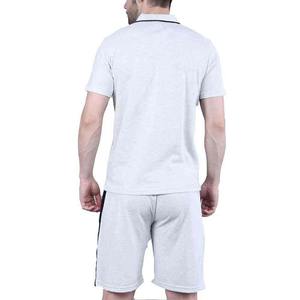 Venta al por mayor personalizado de los hombres de calidad superior de verano de manga corta Polo conjunto de chándal deportivo de los hombres de verano corto conjunto de 2 piezas - Product Image 6