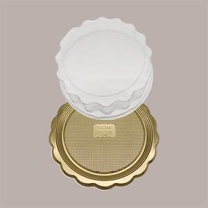 Alcas Juego de 10 Bandejas Medoro DM18 cm con Tapa de 6,5 cm de Alto, Forma Circular de Plástico, Compatible con DM18 cm - Product Image 3